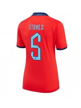 England John Stones #5 Auswärtstrikot für Frauen WM 2022 Kurzarm